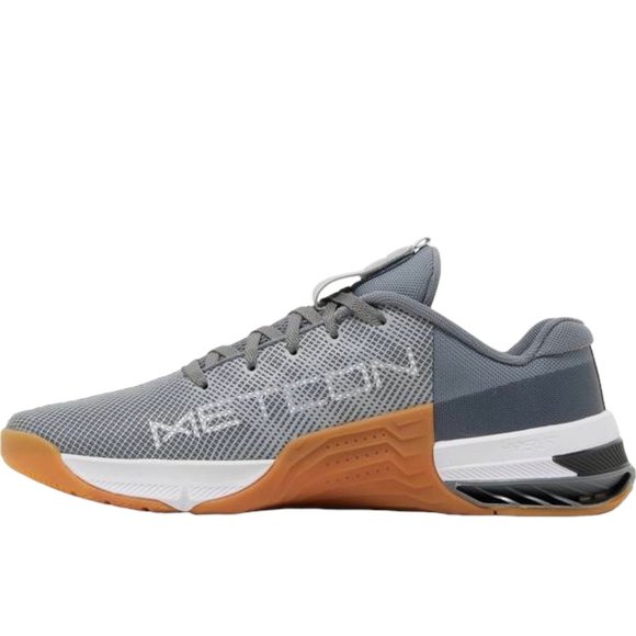 Nike Metcon 8 Mens CrossFit Training Shoes Smoke Grey/White DO9328 002 (NEW) - Picture 4 of 6
